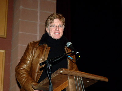Robert Redford at event of Chicago 10 (2007)