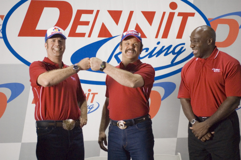 Still of John C. Reilly, Will Ferrell and Michael Clarke Duncan in Talladega Nights: The Ballad of Ricky Bobby (2006)