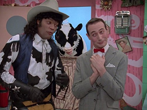 Still of Laurence Fishburne and Paul Reubens in Pee-wee's Playhouse (1986)