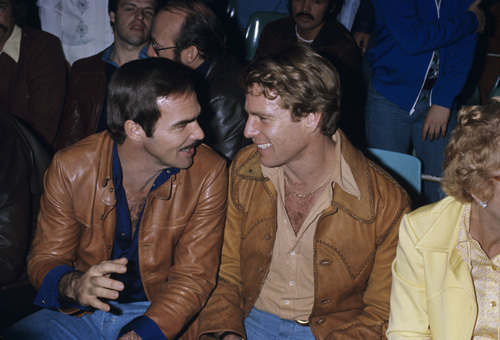 Ryan O'Neal and Burt Reynolds circa 1970s