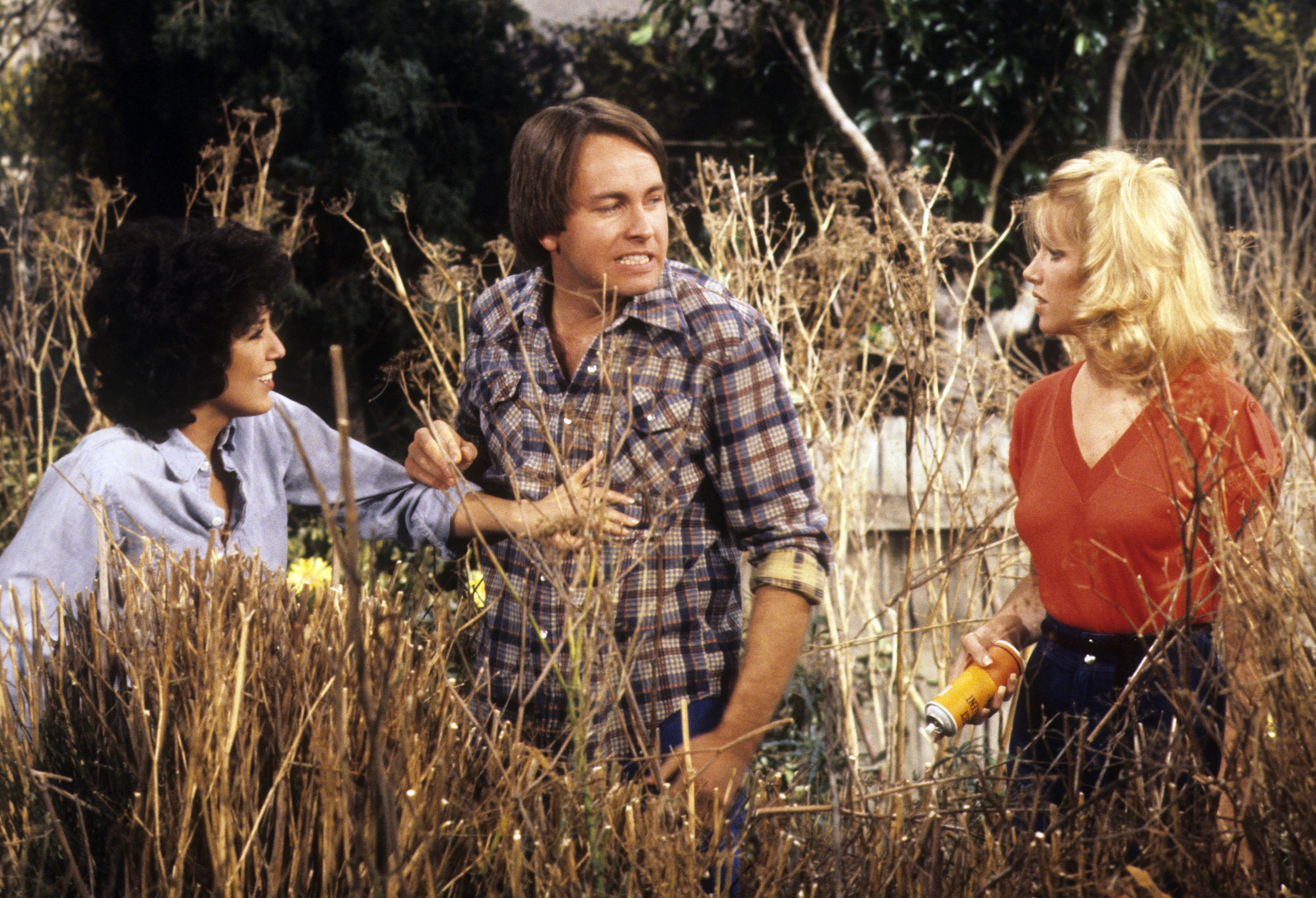 Still of John Ritter, Suzanne Somers and Joyce DeWitt in Three's Company (1977)