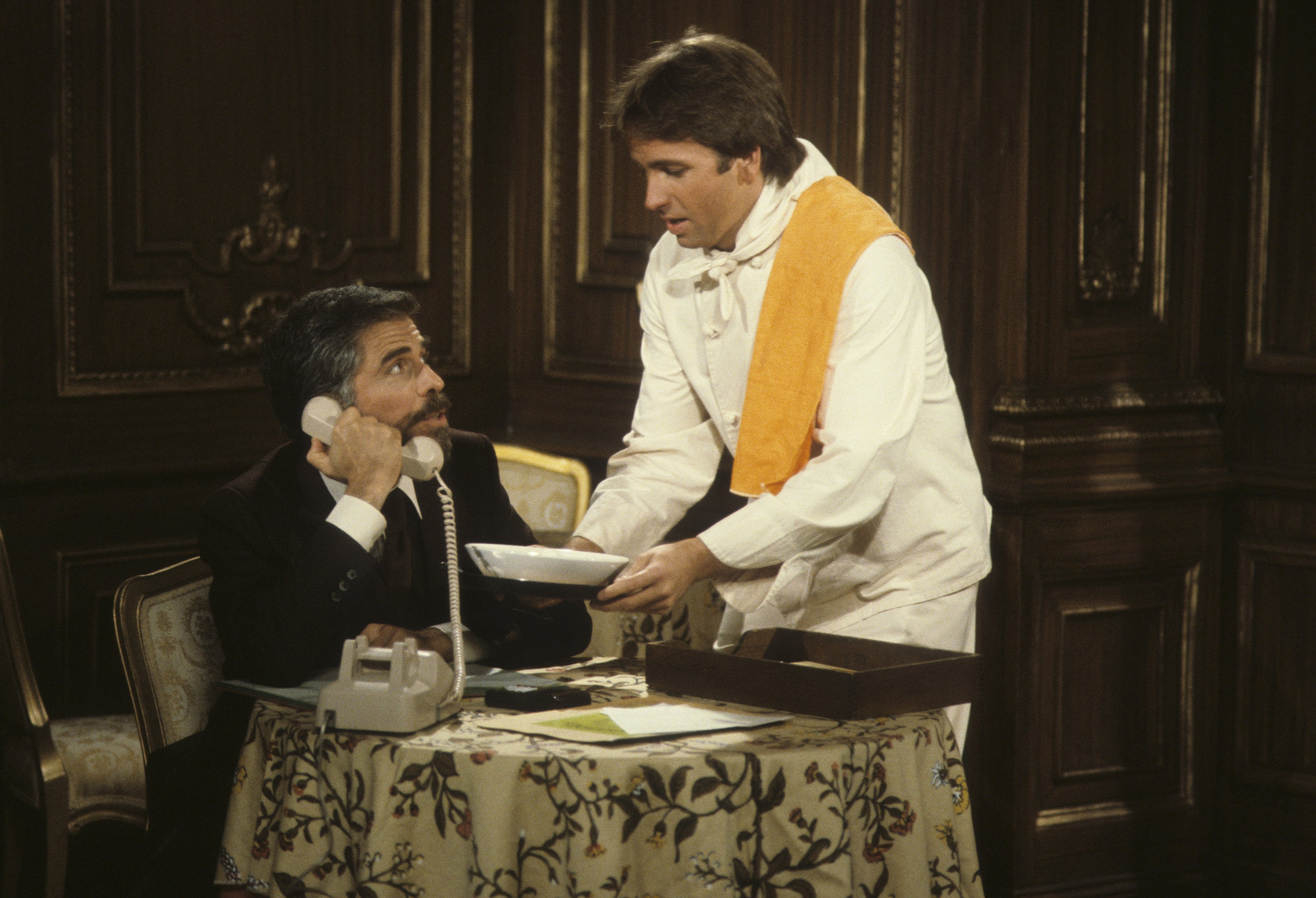 Still of John Ritter and Jordan Charney in Three's Company (1977)