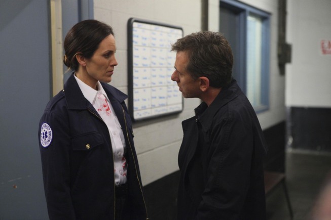 Still of Tim Roth and Annabeth Gish in Melo teorija (2009)