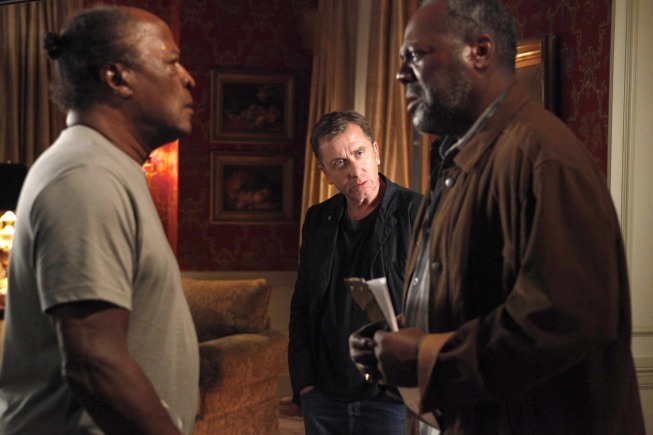 Still of Tim Roth, John Amos and Frankie Faison in Melo teorija (2009)