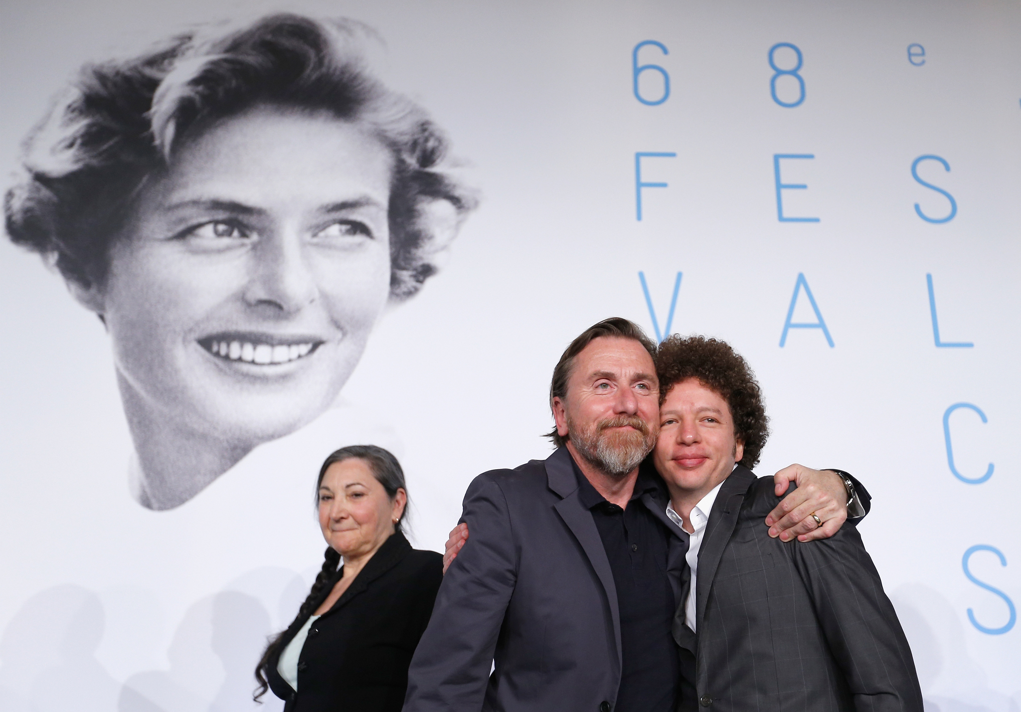 Tim Roth and Michel Franco at event of Chronic (2015)