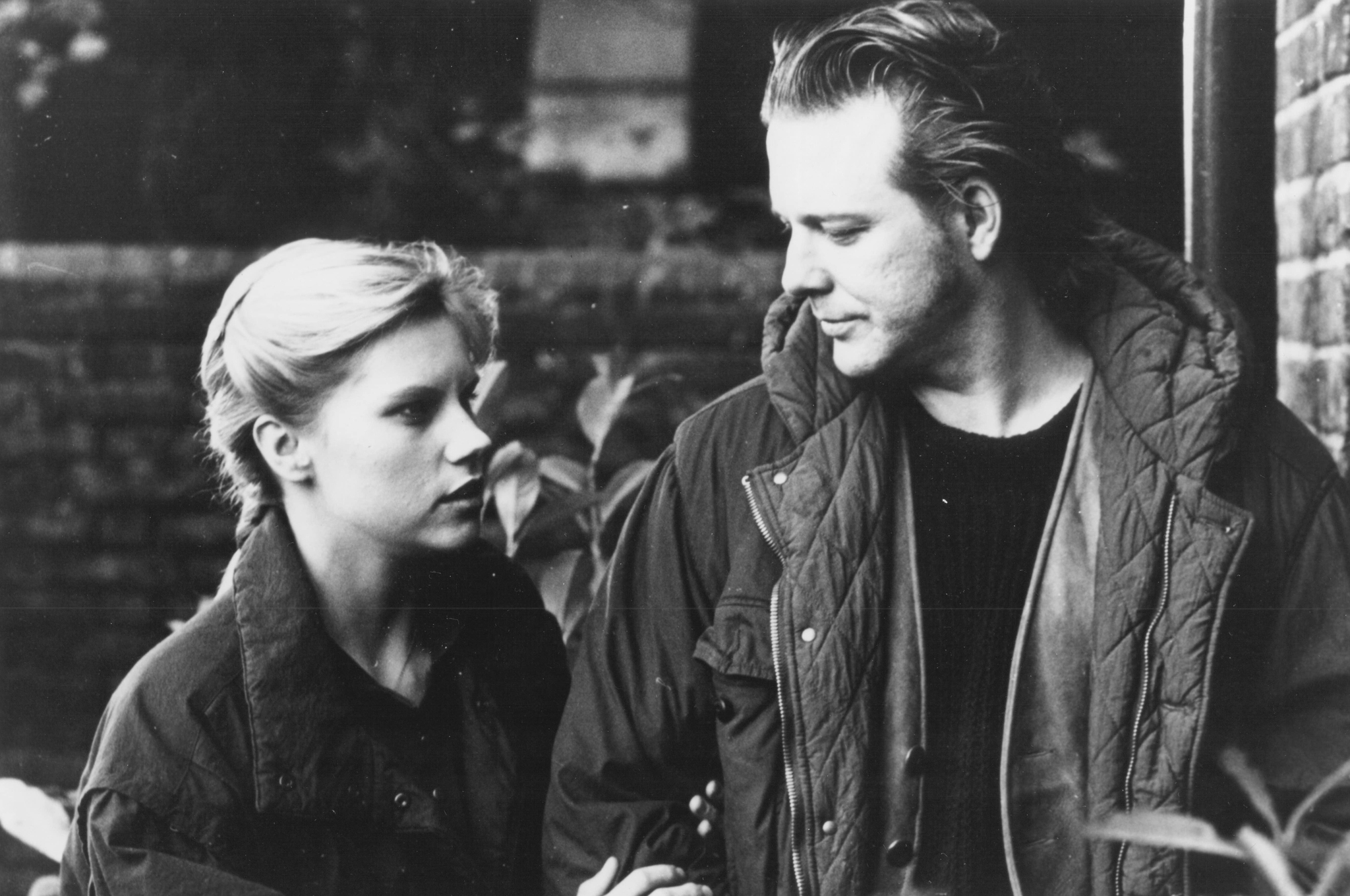 Still of Mickey Rourke and Sammi Davis in A Prayer for the Dying (1987)