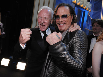 Anthony Hopkins and Mickey Rourke