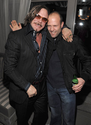 Mickey Rourke and Jason Statham at event of The Wrestler (2008)