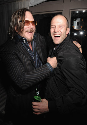 Mickey Rourke and Jason Statham at event of The Wrestler (2008)