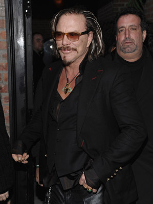 Mickey Rourke at event of Milk (2008)