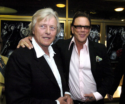 Rutger Hauer and Mickey Rourke at event of Nuodemiu miestas (2005)