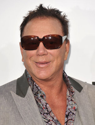 Mickey Rourke at event of The Expendables (2010)