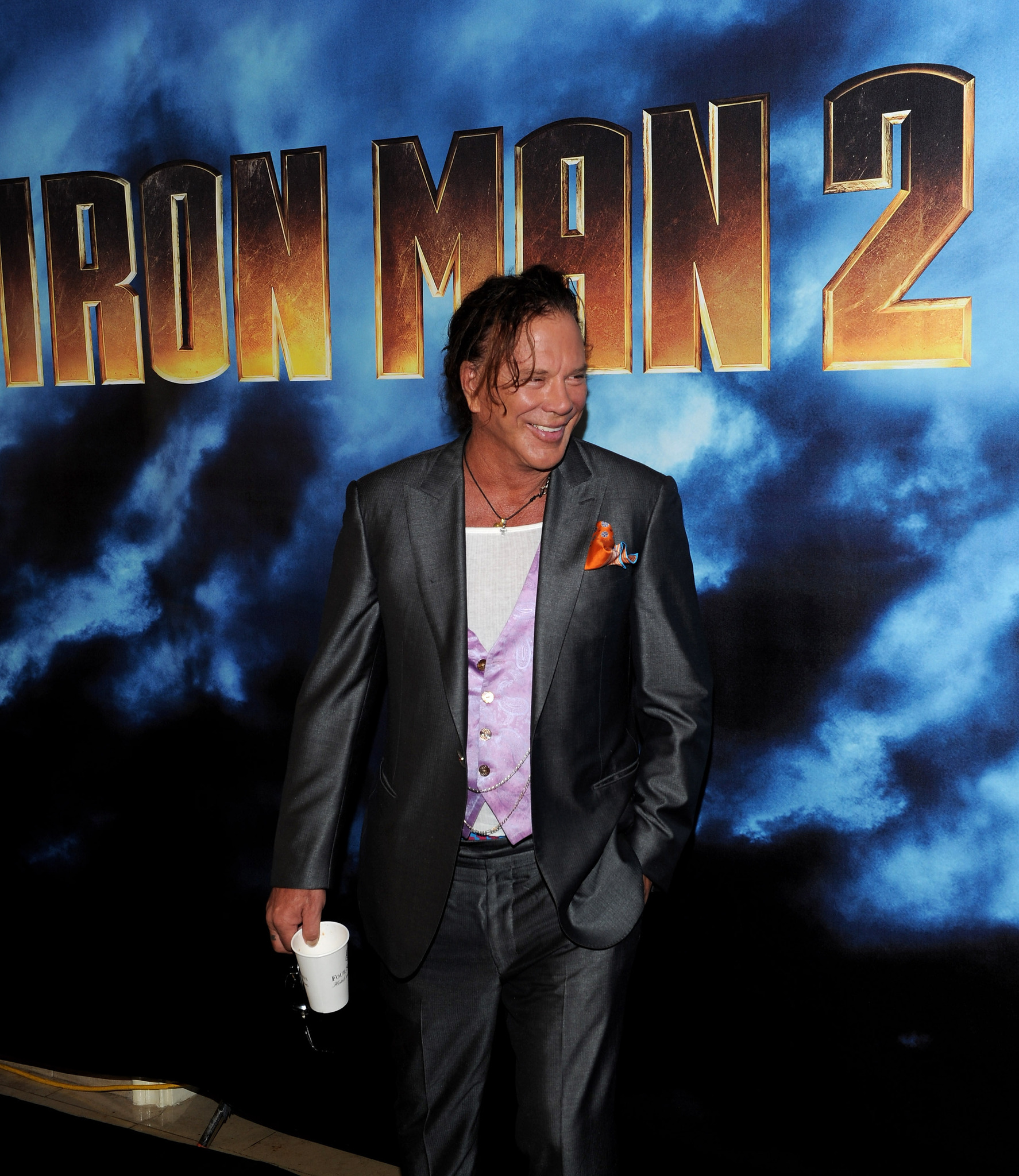 Mickey Rourke at event of Gelezinis zmogus 2 (2010)