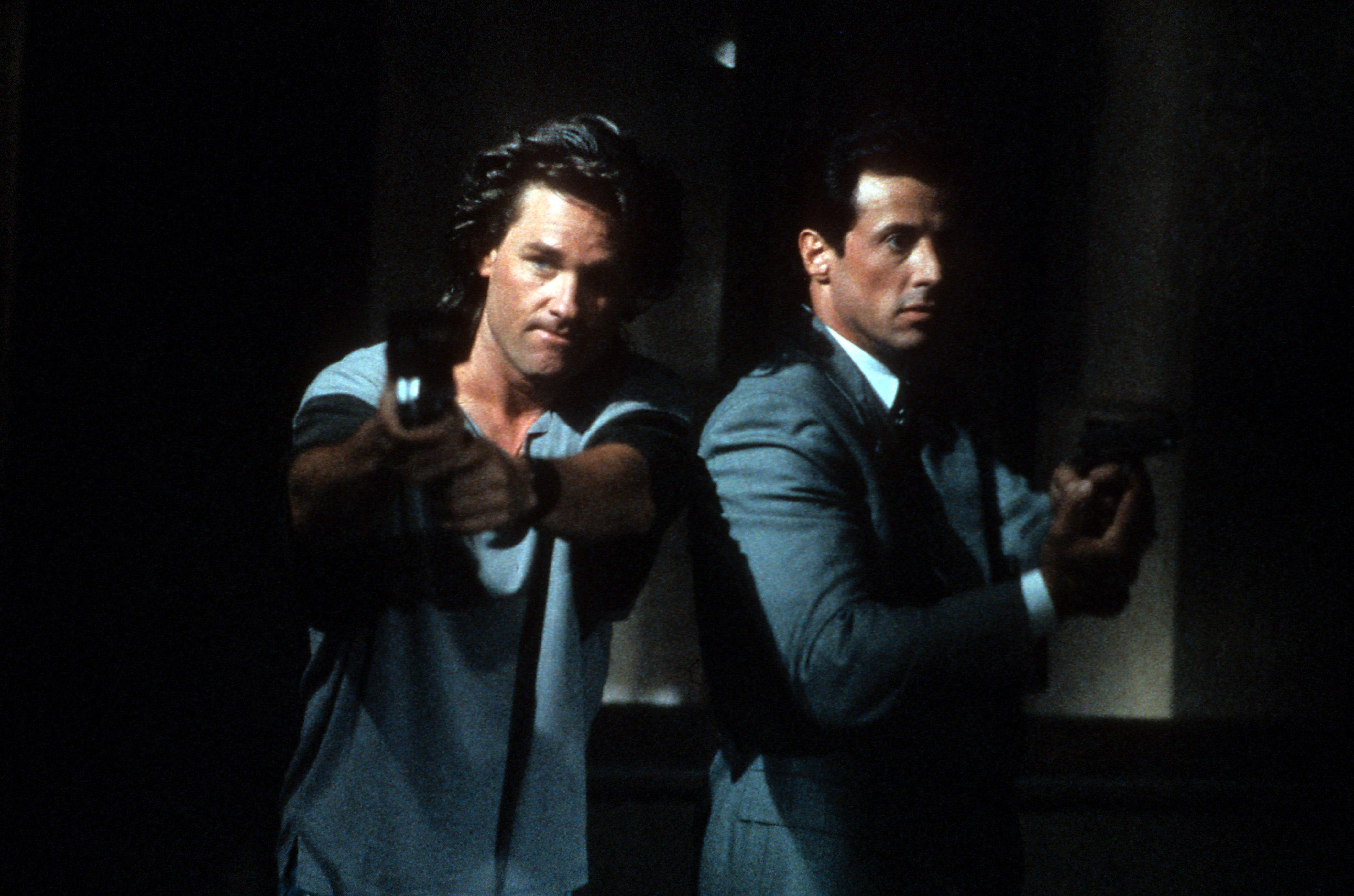 Still of Sylvester Stallone and Kurt Russell in Tango & Cash (1989)