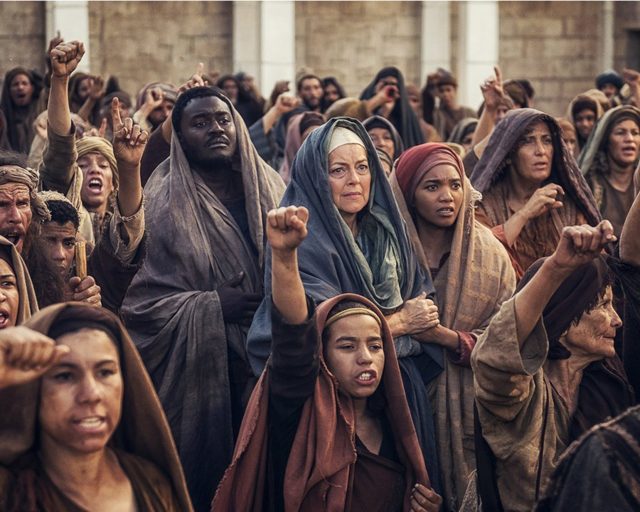 Still of Greta Scacchi, Chipo Chung and Babou Ceesay in A.D. The Bible Continues (2015)