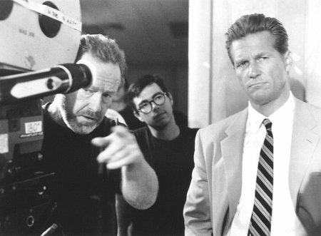 Jeff Bridges and Ridley Scott in White Squall (1996)