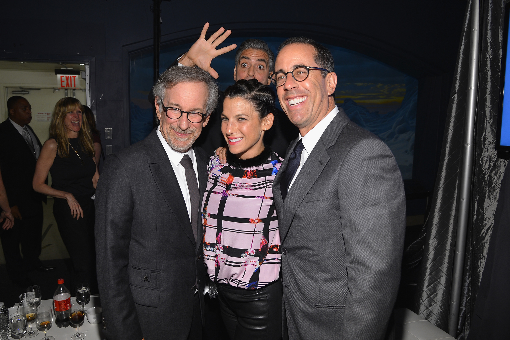 George Clooney, Steven Spielberg, Jerry Seinfeld and Jessica Seinfeld