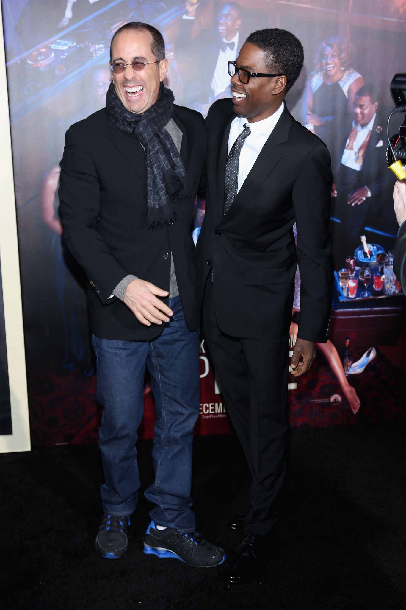 Jerry Seinfeld and Chris Rock at event of Top Five (2014)
