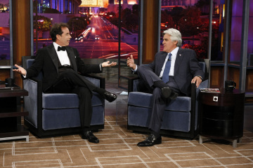 Still of Jerry Seinfeld and Jay Leno in The Jay Leno Show (2009)