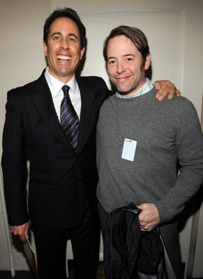 Matthew Broderick and Jerry Seinfeld