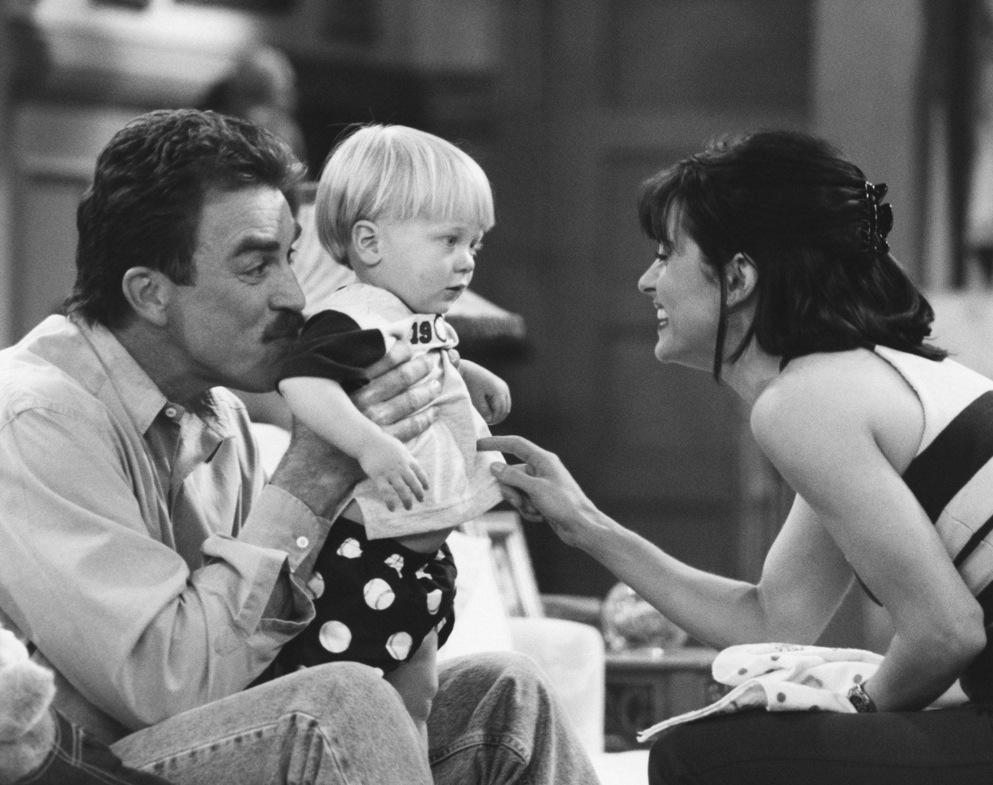 Tom Selleck and Courteney Cox