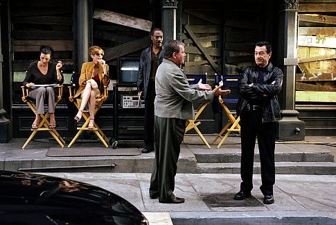 Still of Robert De Niro, Eddie Murphy, Rene Russo, William Shatner and Drena De Niro in Showtime (2002)