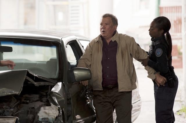 Still of William Shatner and Enuka Okuma in Rookie Blue (2010)