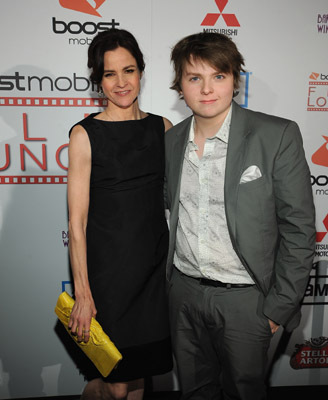 Ally Sheedy and Spencer Breslin at event of Harold (2008)