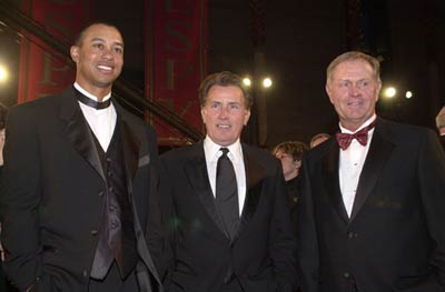 Martin Sheen, Tiger Woods and Jack Nicklaus