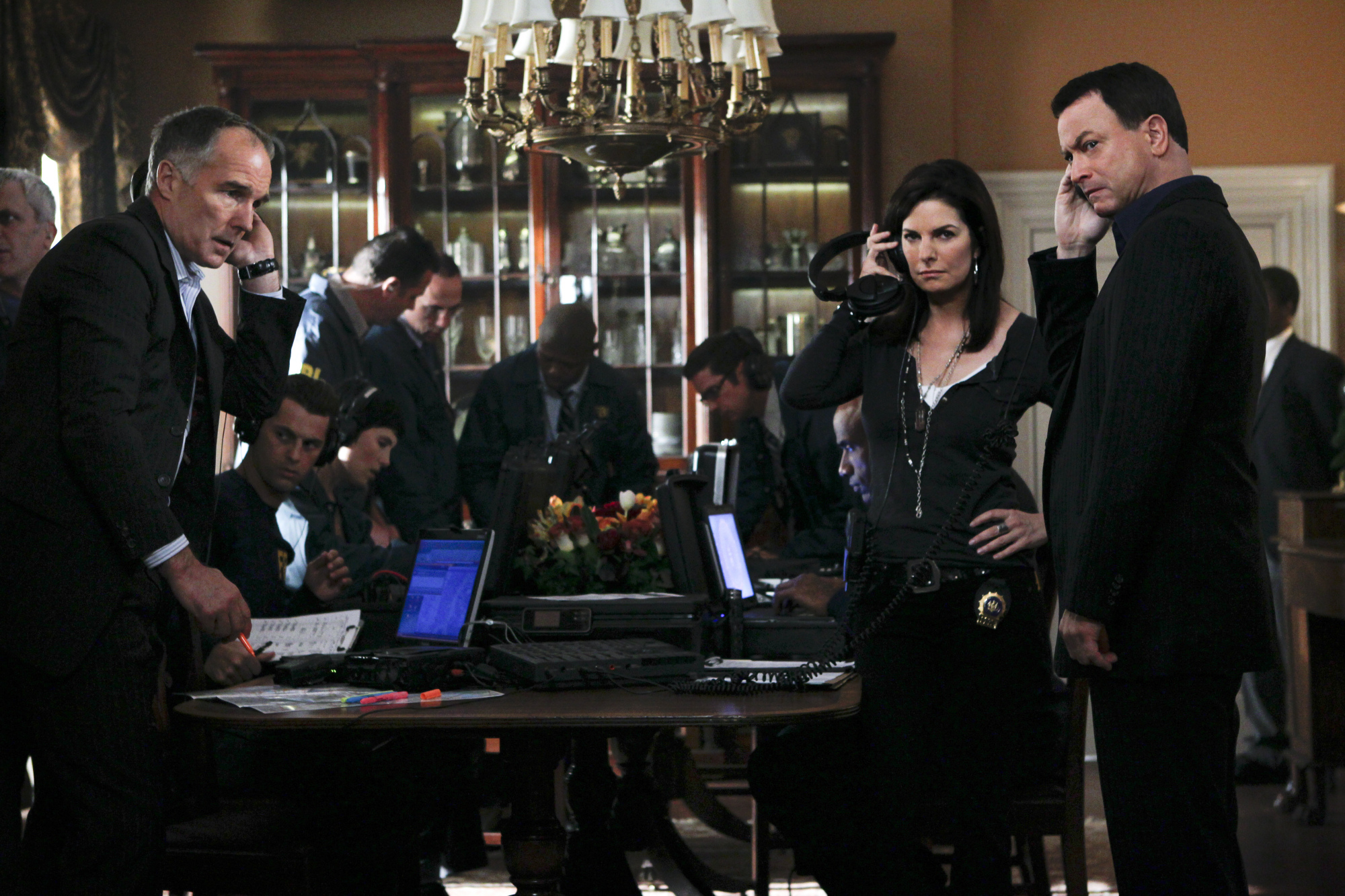 Still of Gary Sinise and Sela Ward in CSI Niujorkas (2004)