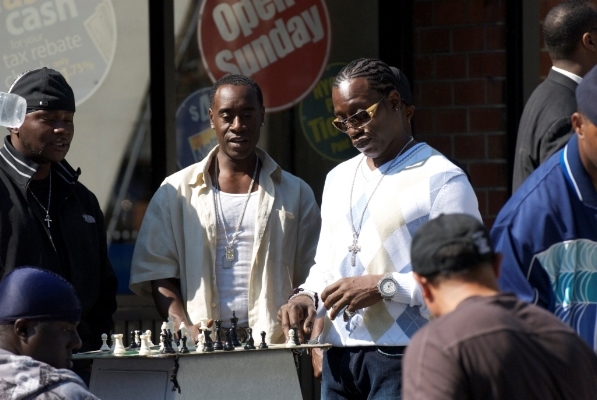 Still of Don Cheadle and Wesley Snipes in Brooklyn's Finest (2009)