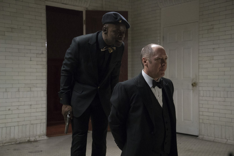 Still of James Spader and Sahr Ngaujah in The Blacklist (2013)