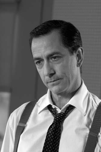 Still of David Strathairn in Good Night, and Good Luck. (2005)