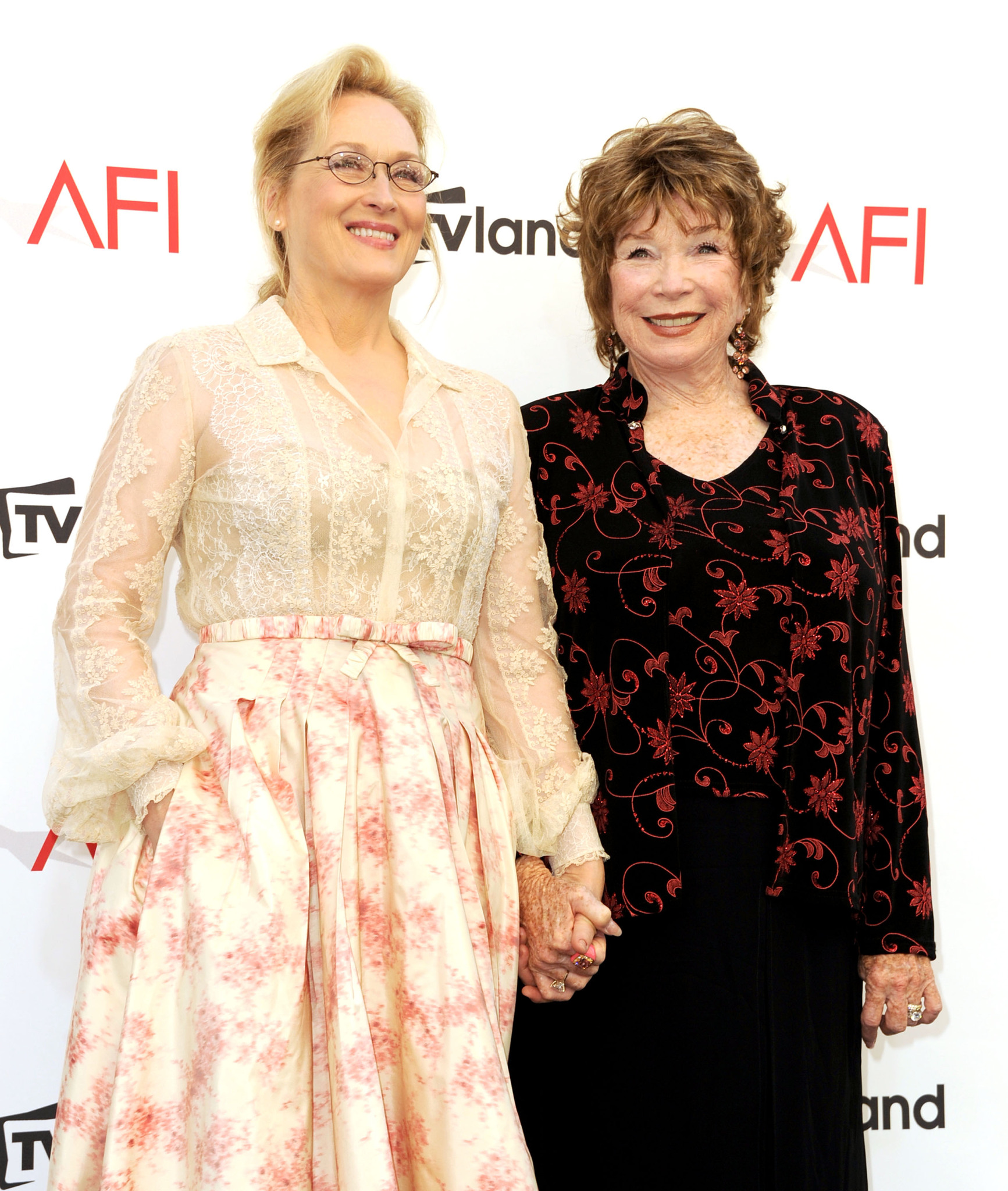 Shirley MacLaine and Meryl Streep