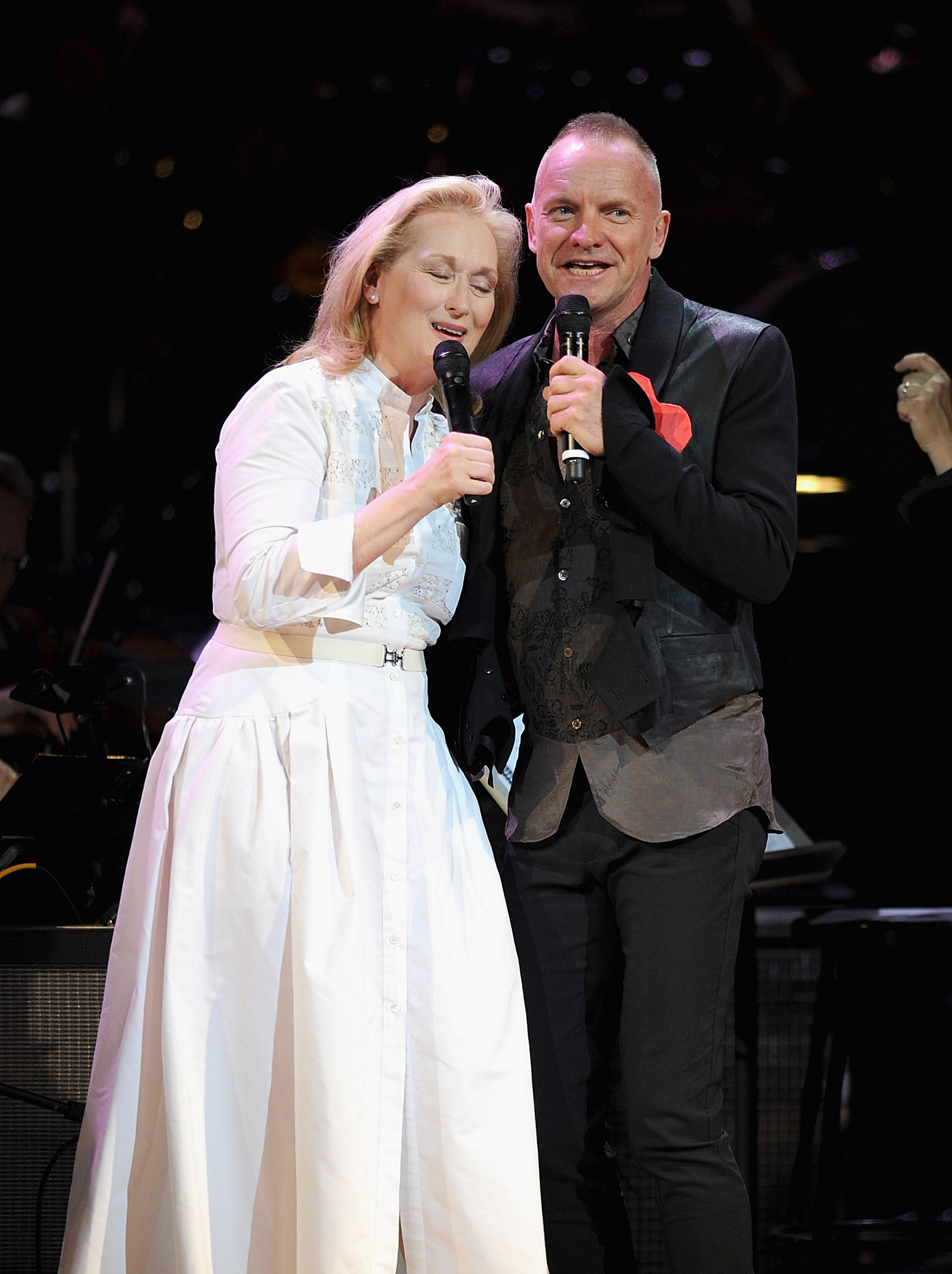 Meryl Streep and Sting