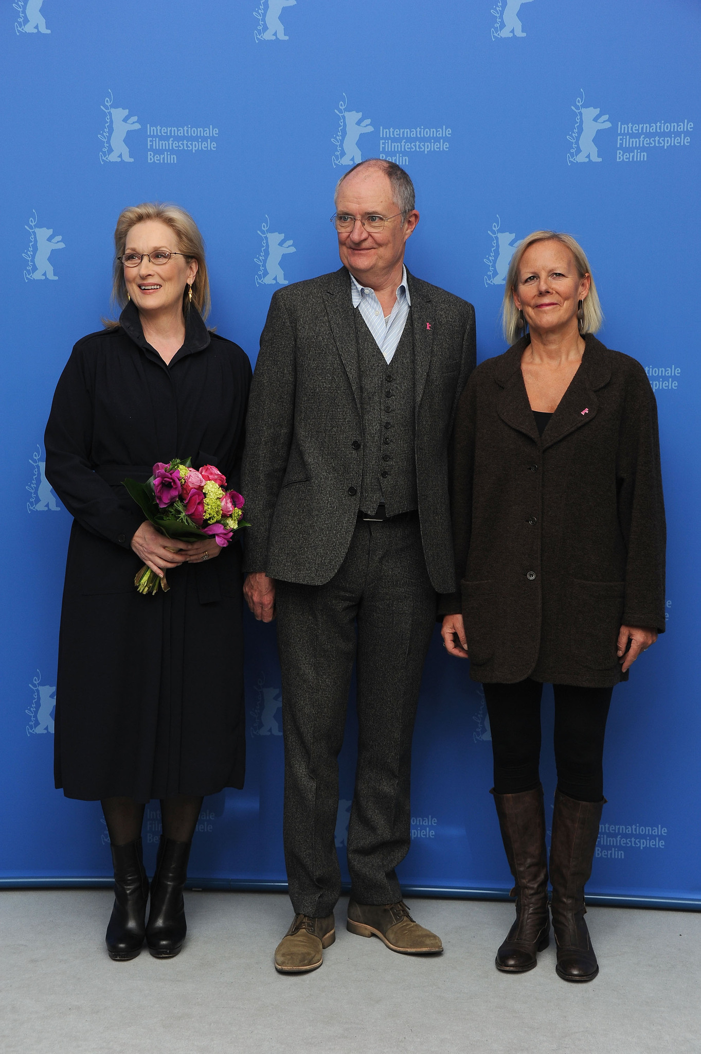 Meryl Streep, Jim Broadbent and Phyllida Lloyd