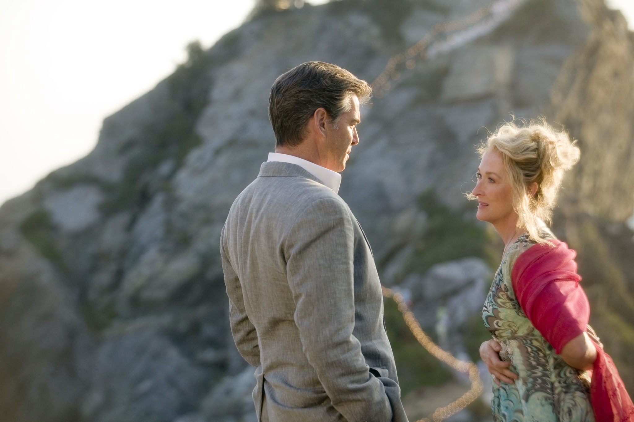 Still of Pierce Brosnan and Meryl Streep in Mamma Mia! (2008)