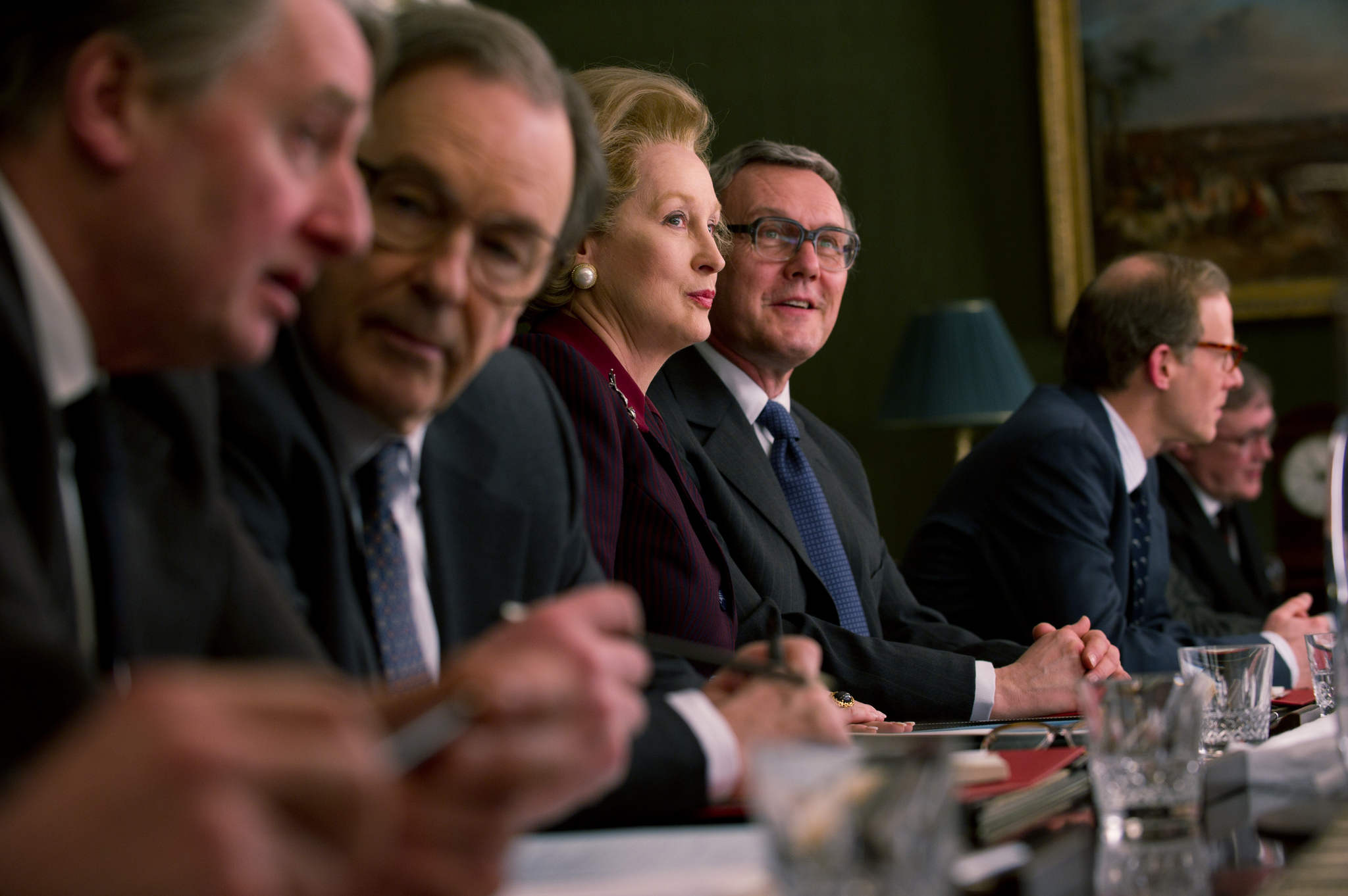 Still of Meryl Streep and Anthony Head in Gelezine ledi (2011)