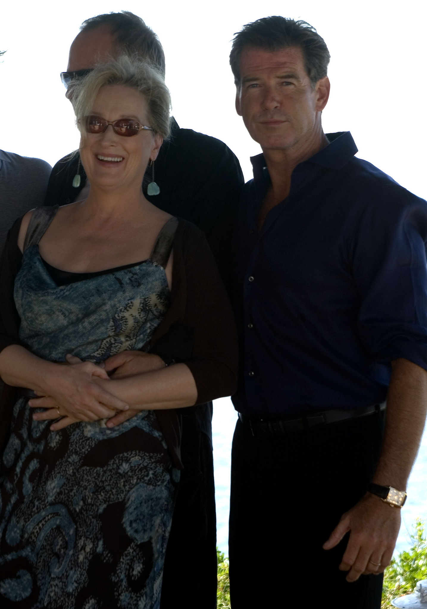 Pierce Brosnan and Meryl Streep at event of Mamma Mia! (2008)
