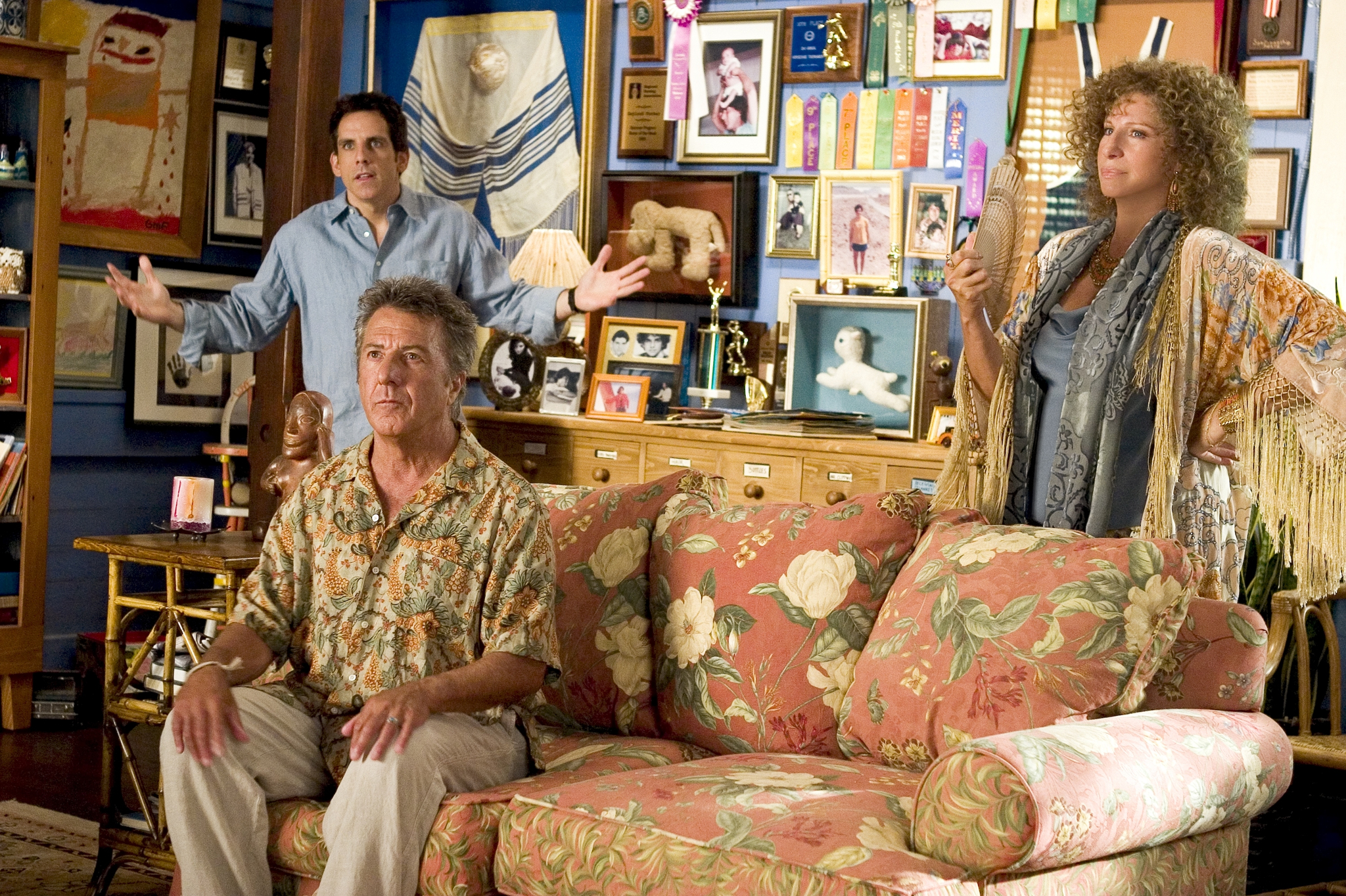 Still of Dustin Hoffman, Barbra Streisand and Ben Stiller in Meet the Fockers (2004)