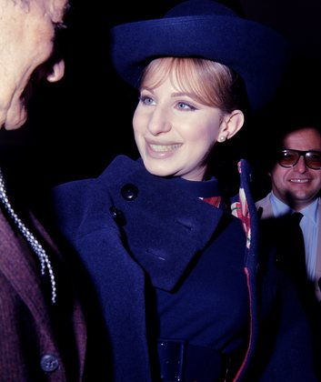 Barbra Streisand & Director William Wyler at a 