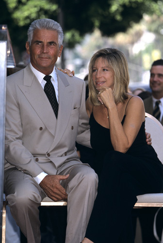 Barbra Streisand and James Brolin during a ceremony honoring James Brolin with a Star on the Hollywood Walk of Fame