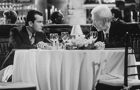 Still of Charlie Sheen and Donald Sutherland in Shadow Conspiracy (1997)