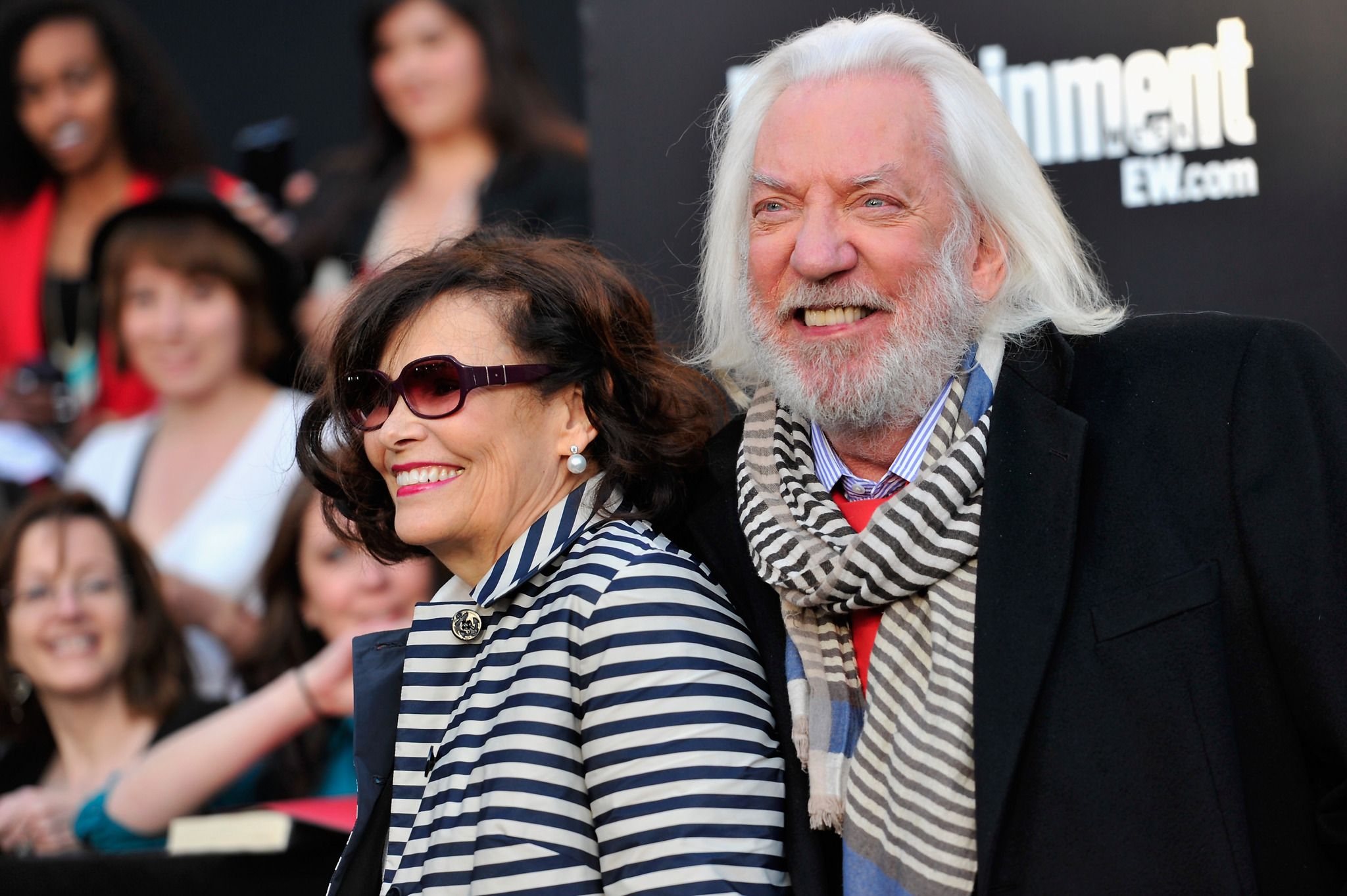 Donald Sutherland and Francine Racette