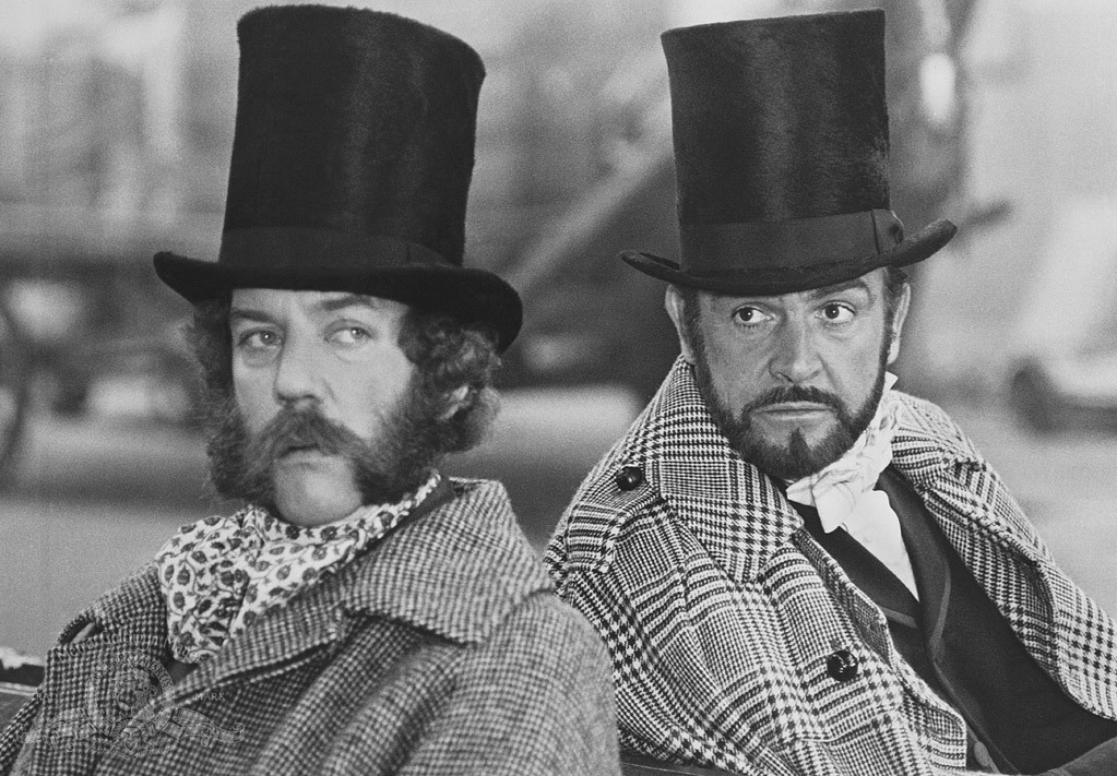 Still of Sean Connery and Donald Sutherland in The First Great Train Robbery (1978)