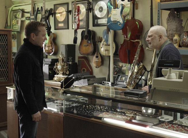 Still of Kiefer Sutherland and Jude Ciccolella in Touch (2012)