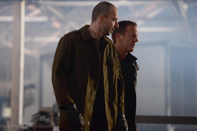 Still of Kiefer Sutherland and Branko Tomovic in 24: Live Another Day (2014)