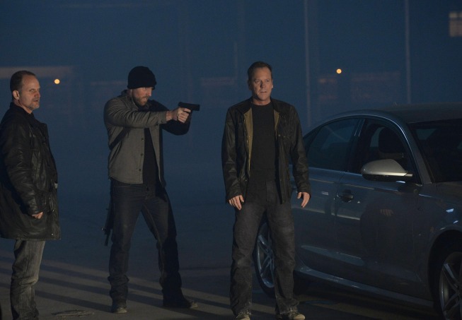 Still of Kiefer Sutherland and Aksel Hennie in 24: Live Another Day (2014)