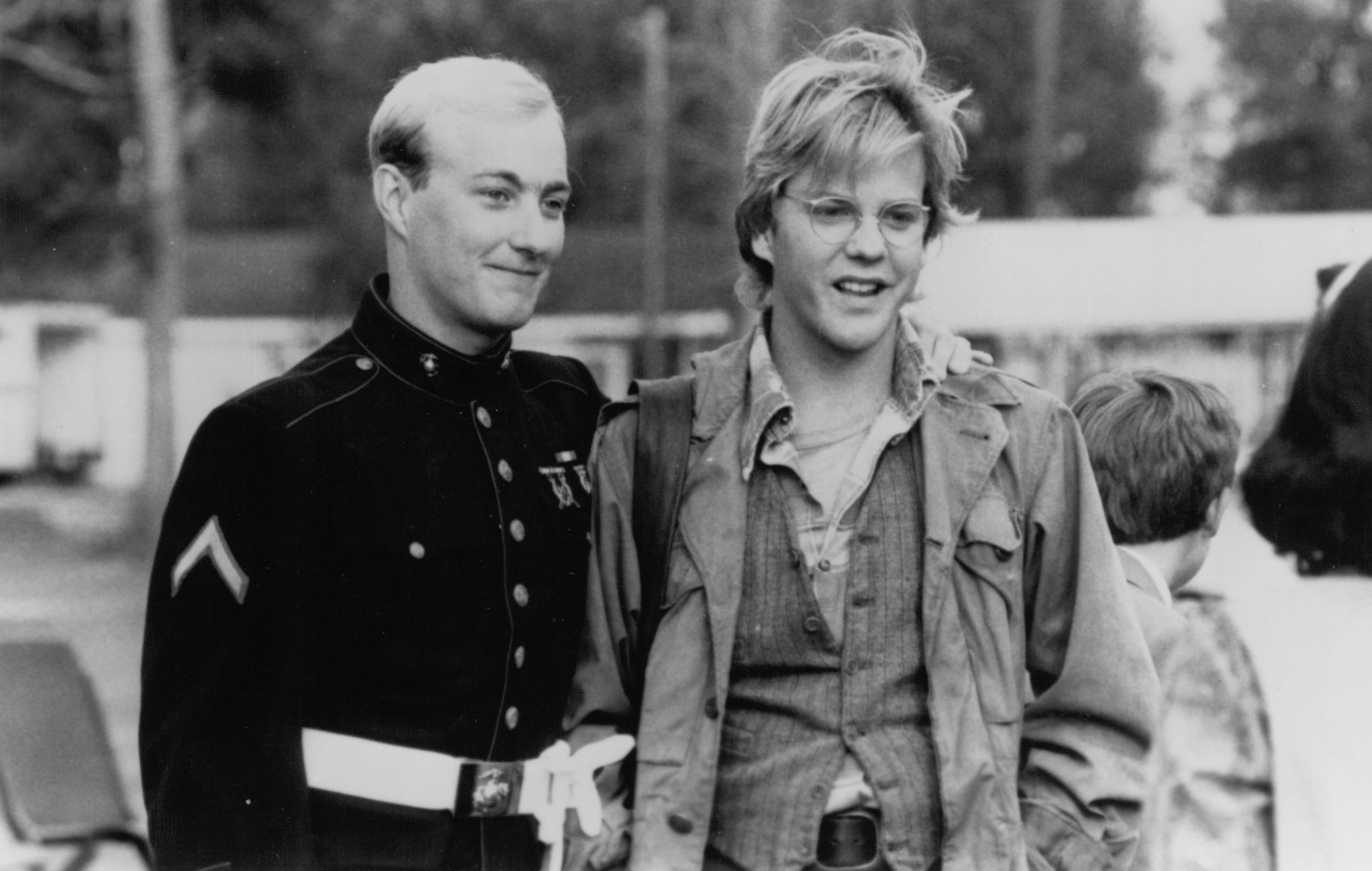 Still of Kiefer Sutherland and Christopher Wynne in 1969 (1988)