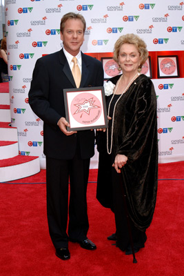 Kiefer Sutherland and Shirley Douglas